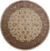 Jaipur White Round Hand Knotted 91 X 91 Area Rug 905-145491 Thumb 0