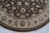 Jaipur Brown Round Hand Knotted 90 X 92  Area Rug 905-145492 Thumb 5