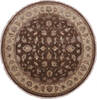 Jaipur Brown Round Hand Knotted 90 X 92  Area Rug 905-145492 Thumb 0