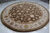 Jaipur Brown Round Hand Knotted 91 X 93  Area Rug 905-145493 Thumb 3