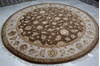 Jaipur Brown Round Hand Knotted 91 X 93 Area Rug 905-145493 Thumb 3