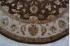 Jaipur Brown Round Hand Knotted 91 X 93 Area Rug 905-145493 Thumb 5