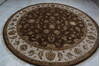 Jaipur Brown Round Hand Knotted 91 X 93  Area Rug 905-145493 Thumb 8