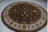 Jaipur Brown Round Hand Knotted 91 X 93 Area Rug 905-145493 Thumb 8