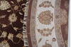 Jaipur Brown Round Hand Knotted 92 X 92  Area Rug 905-145494 Thumb 9
