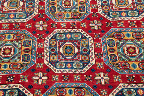 Kazak Red Hand Knotted 67 X 104 Area Rug 700-145496 Image 3