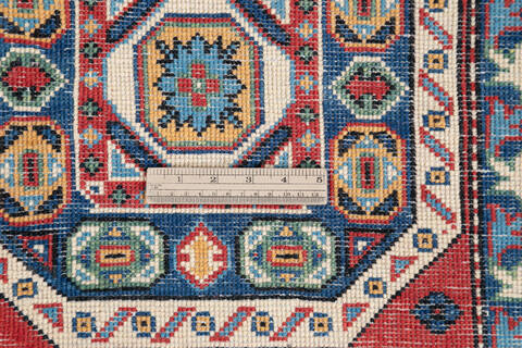 Kazak Red Hand Knotted 67 X 104 Area Rug 700-145496 Image 6