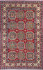 Kazak Red Hand Knotted 67 X 104  Area Rug 700-145496 Thumb 0