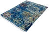 Modern Blue Hand Knotted 50 X 68 Area Rug 700-145499 Thumb 2