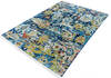 Modern Blue Hand Knotted 59 X 80  Area Rug 700-145502 Thumb 2