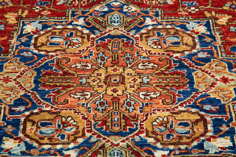 Chobi Red Hand Knotted 57 X 80 Area Rug 700-145506 Image 3