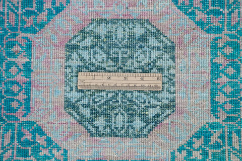 Chobi Green Hand Knotted 57 X 710 Area Rug 700-145508 Image 6
