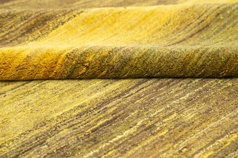 Gabbeh Yellow Hand Knotted 60 X 95 Area Rug 700-145510 Image 5