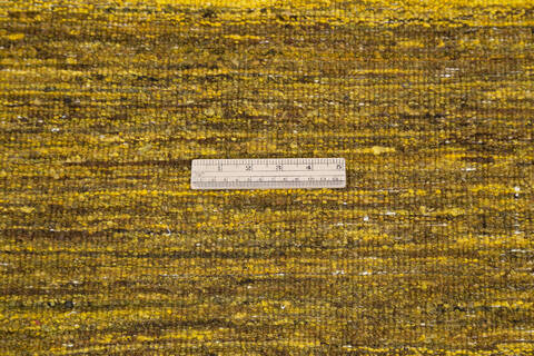 Gabbeh Yellow Hand Knotted 60 X 95 Area Rug 700-145510 Image 6