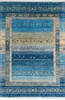 Chobi Blue Hand Knotted 62 X 91 Area Rug 700-145511 Thumb 0