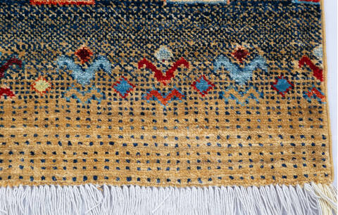 Chobi Multicolor Runner Hand Knotted 26 X 98 Area Rug 700-145512 Image 4