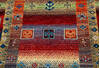 Chobi Multicolor Runner Hand Knotted 26 X 98 Area Rug 700-145512 Thumb 3