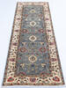 Chobi Grey Runner Hand Knotted 22 X 60  Area Rug 700-145513 Thumb 1