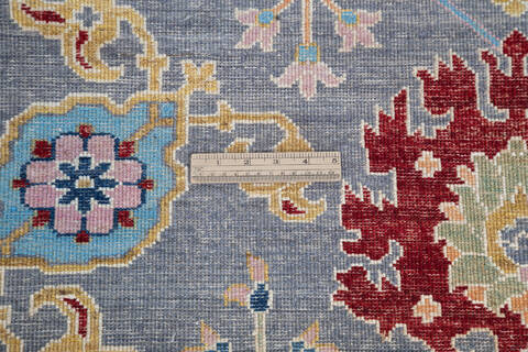 Chobi Grey Hand Knotted 40 X 60 Area Rug 700-145517 Image 6