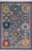 Chobi Grey Hand Knotted 40 X 60  Area Rug 700-145517 Thumb 0