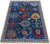 Chobi Blue Hand Knotted 40 X 511  Area Rug 700-145520 Thumb 1