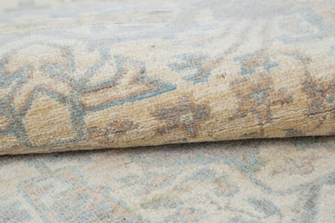 Chobi Beige Runner Hand Knotted 27 X 80 Area Rug 700-145524 Image 4