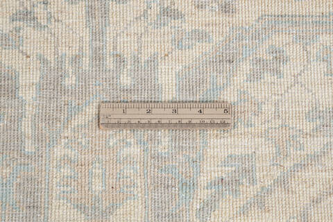 Chobi Beige Runner Hand Knotted 27 X 80 Area Rug 700-145524 Image 5