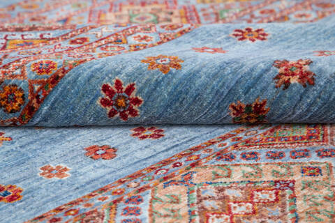 Chobi Blue Hand Knotted 58 X 81 Area Rug 700-145533 Image 6