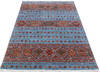 Chobi Blue Hand Knotted 58 X 81  Area Rug 700-145533 Thumb 1