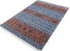 Chobi Blue Hand Knotted 58 X 81  Area Rug 700-145533 Thumb 2