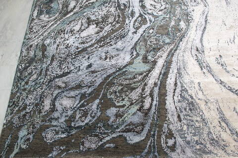 Jaipur Grey Hand Knotted 80 X 100 Area Rug 905-145535 Image 2