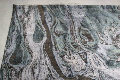 Jaipur Grey Hand Knotted 80 X 100 Area Rug 905-145535 Image 5