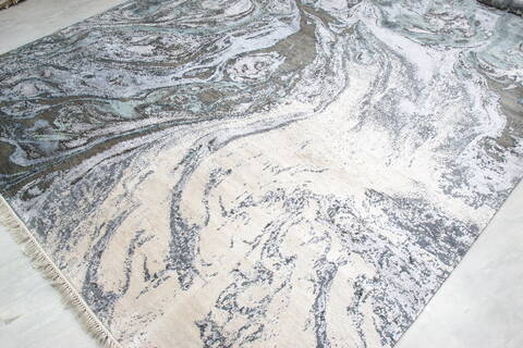 Jaipur Grey Hand Knotted 80 X 100 Area Rug 905-145535 Image 8