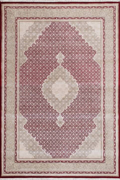 Mahi Red Hand Knotted 6'5" X 9'8"  Area Rug 902-145538