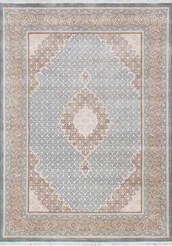 Mahi Blue Hand Knotted 5'6" X 8'0"  Area Rug 902-145542