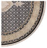 Mahi Black Round Hand Knotted 50 X 50  Area Rug 902-145544 Thumb 1