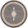 Mahi Black Round Hand Knotted 50 X 50 Area Rug 902-145544 Thumb 0