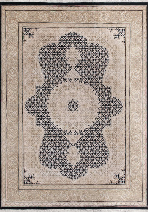 Mahi Black Hand Knotted 49 X 66 Area Rug 902-145546 Image 0