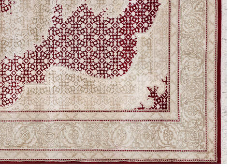Mahi Red Hand Knotted 49 X 66 Area Rug 902-145549 Image 2