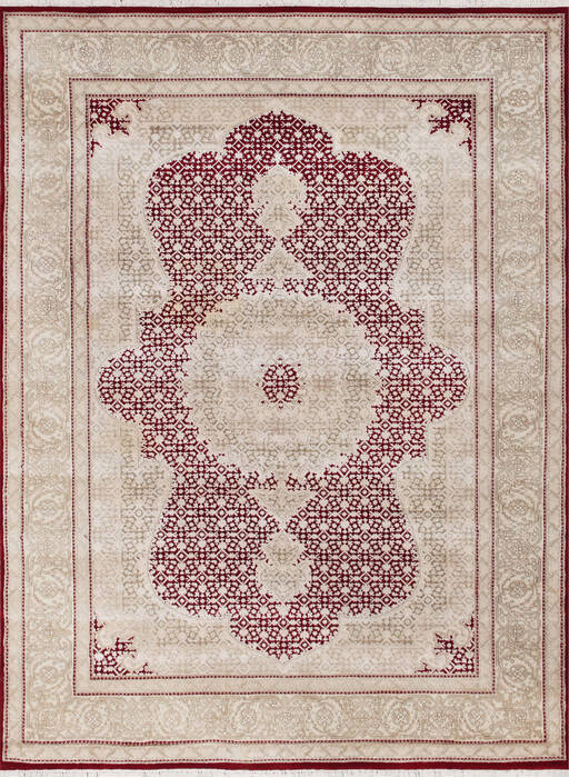 Mahi Red Hand Knotted 49 X 66 Area Rug 902-145549 Image 0