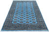 Bokhara Blue Hand Knotted 69 X 102  Area Rug 700-145550 Thumb 1