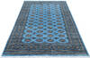 Bokhara Blue Hand Knotted 69 X 102 Area Rug 700-145550 Thumb 1