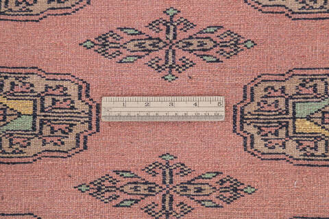 Bokhara Red Hand Knotted 82 X 100 Area Rug 700-145551 Image 6