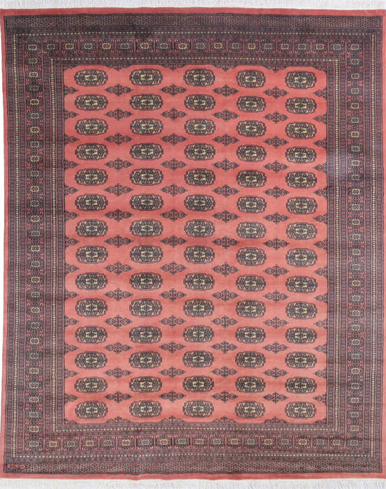 Bokhara Red Hand Knotted 82 X 100 Area Rug 700-145551 Image 0