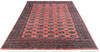 Bokhara Red Hand Knotted 82 X 100 Area Rug 700-145551 Thumb 1