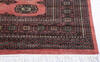 Bokhara Red Hand Knotted 82 X 100  Area Rug 700-145551 Thumb 4