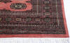 Bokhara Red Hand Knotted 82 X 100 Area Rug 700-145551 Thumb 4
