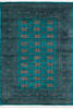 Bokhara Green Hand Knotted 57 X 80 Area Rug 700-145552 Thumb 0