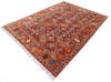 Chobi Red Hand Knotted 59 X 79  Area Rug 700-145554 Thumb 2