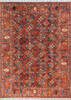 Chobi Red Hand Knotted 59 X 79  Area Rug 700-145554 Thumb 0
